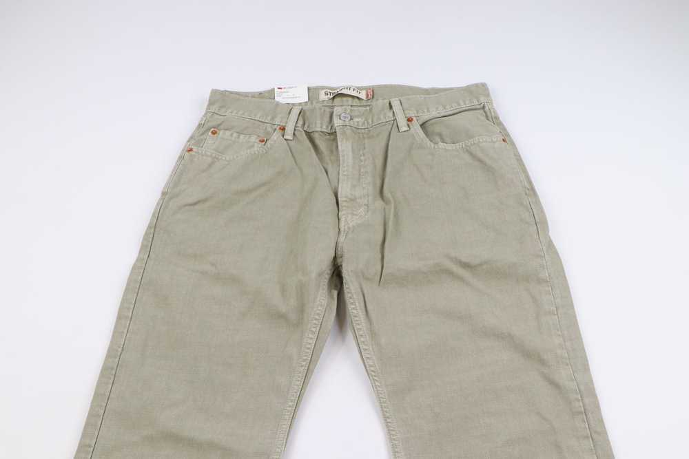 Levi's × Vintage Olive Levis 505 Straight Leg Fit… - image 2