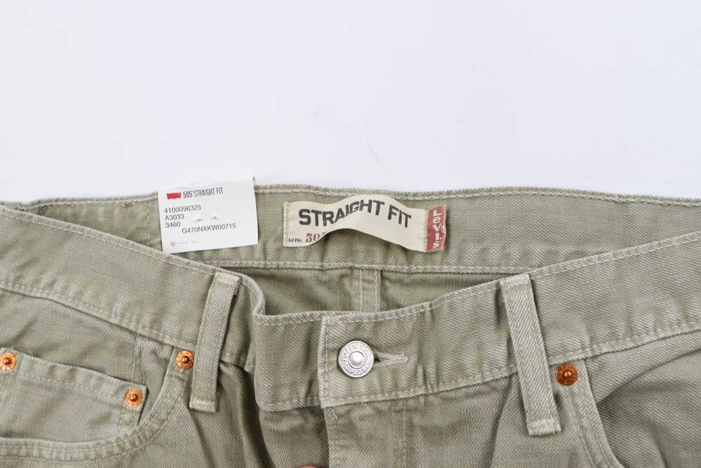 Levi's × Vintage Olive Levis 505 Straight Leg Fit… - image 4