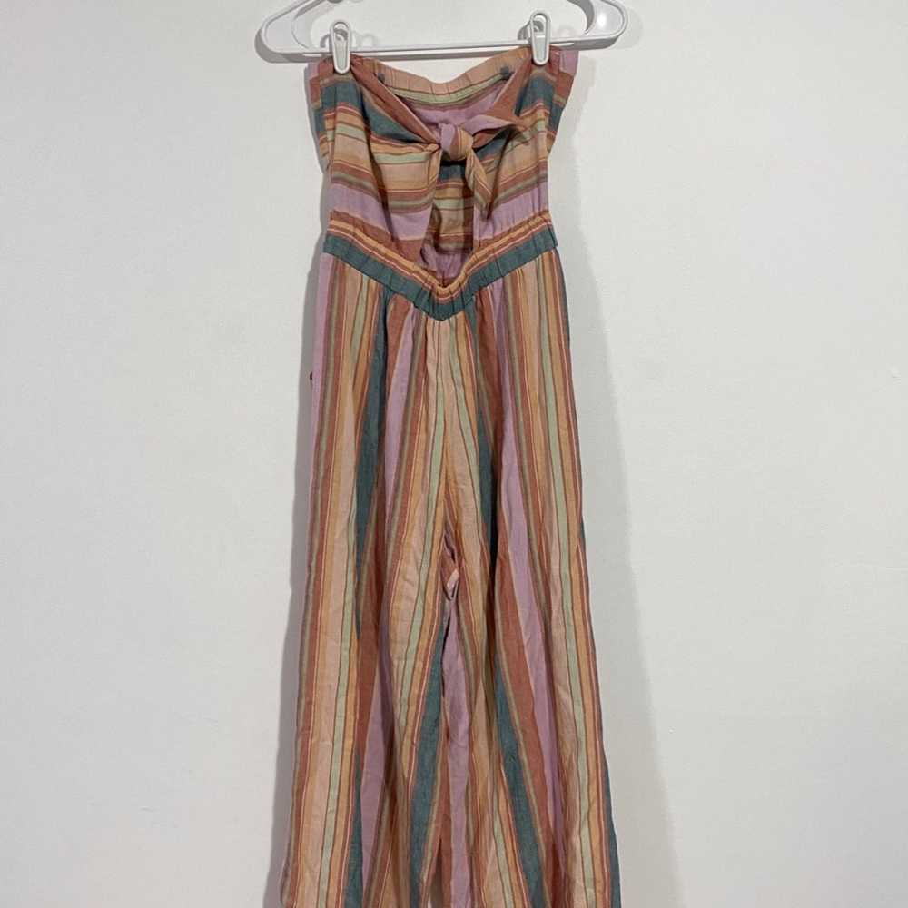 American Eagle Striped Tie Back Tube Jumpsuit - image 8