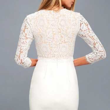 Lulus White Lace Bodycon Dress