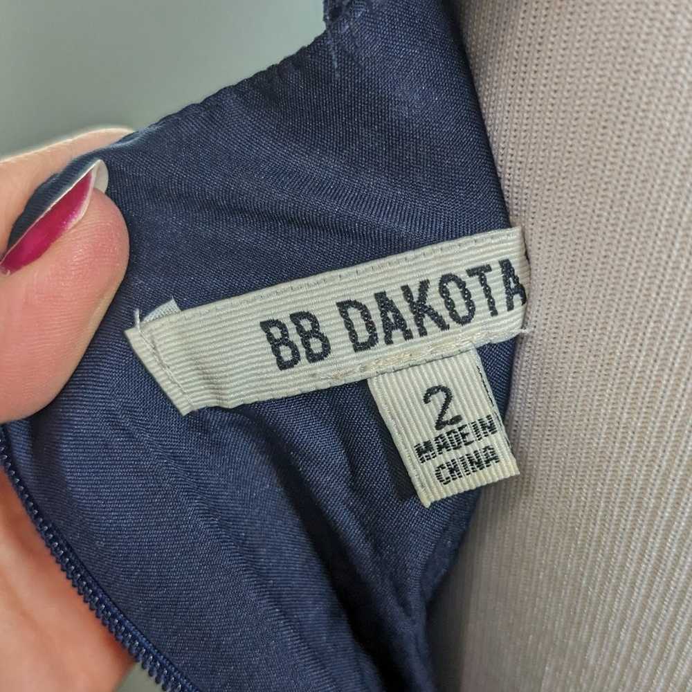 BB Dakota Rhianna Navy Blue Open back lace overla… - image 8