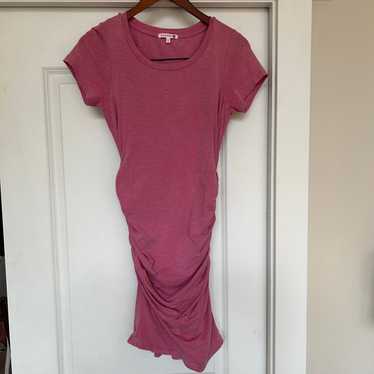 Pink Sundry Ruched T-Shirt Dress size 0 - image 1