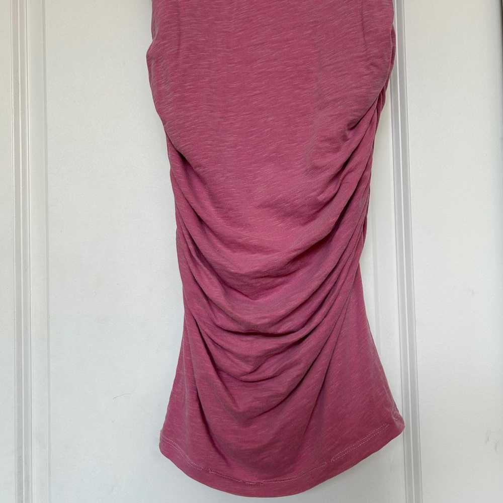 Pink Sundry Ruched T-Shirt Dress size 0 - image 8