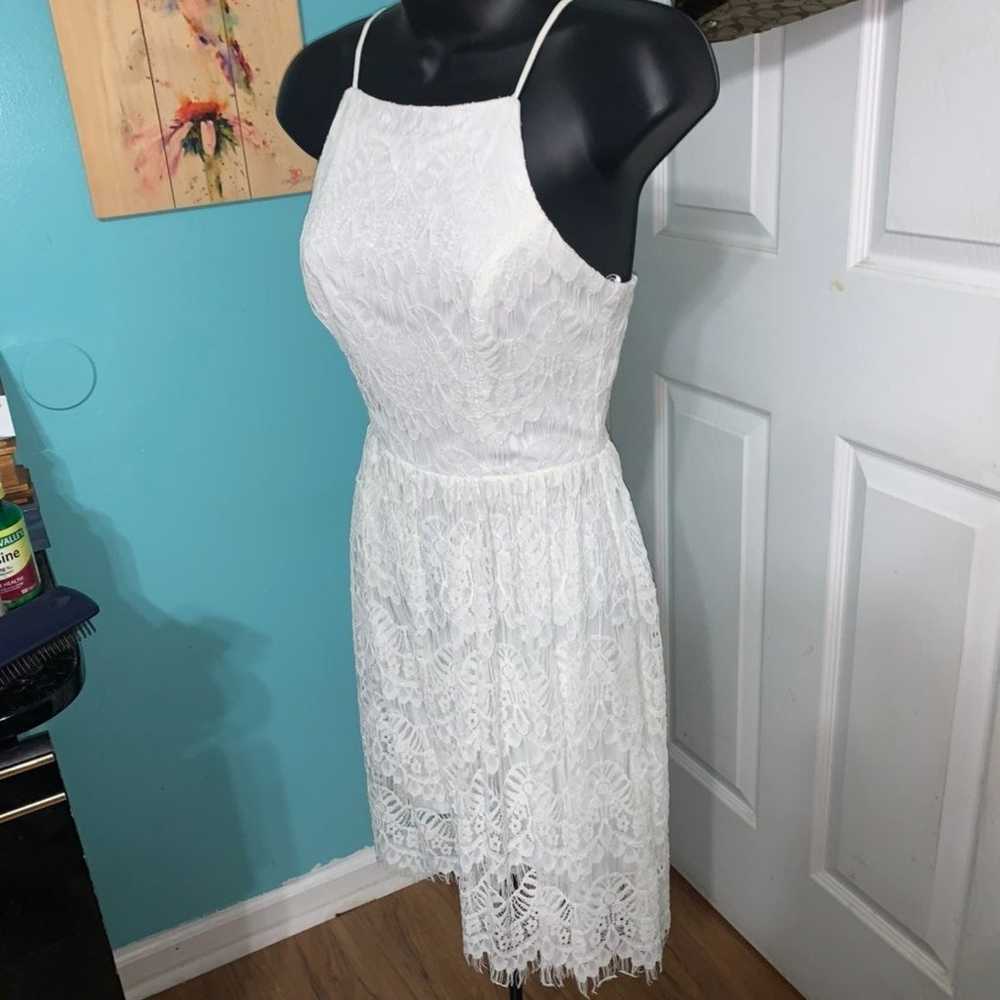 Super cute white dress size 1/2 - image 6