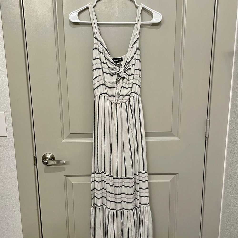 Slate & Willow Midi Striped Dress XS - image 3