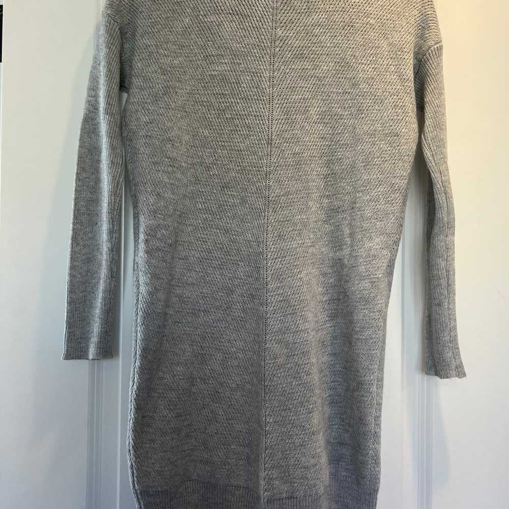 Lulu’s Gray Cowl Turtleneck Sweater Dress, Size S… - image 5