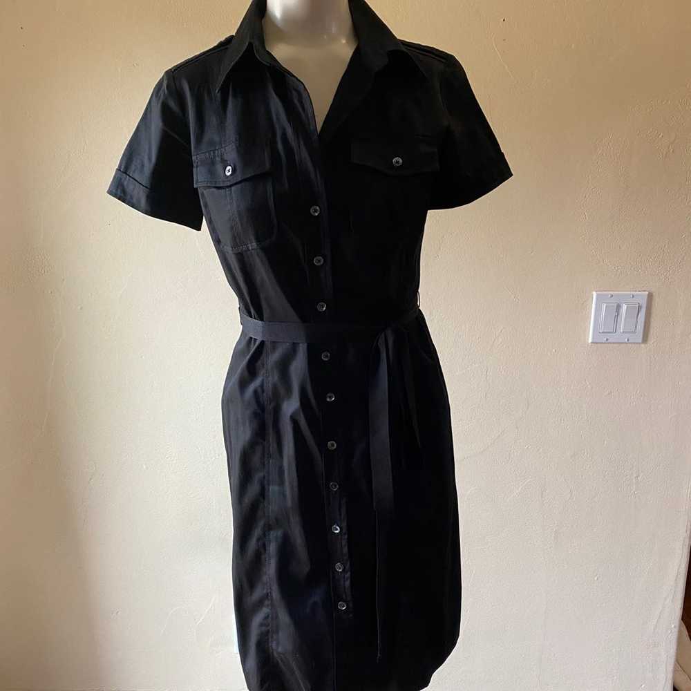 Banana Republic short-sleeve utility shirt-dress - image 1