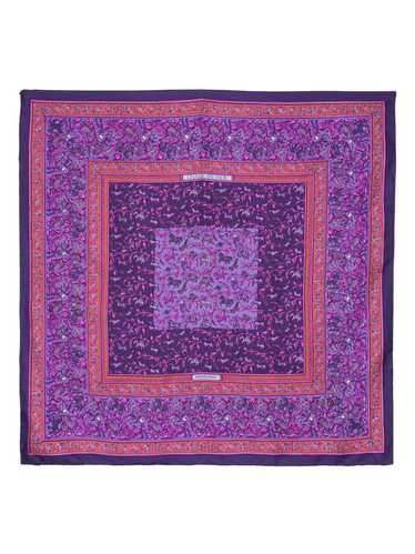 Hermès Pre-Owned 1990s Chasse De Inde silk scarf … - image 1