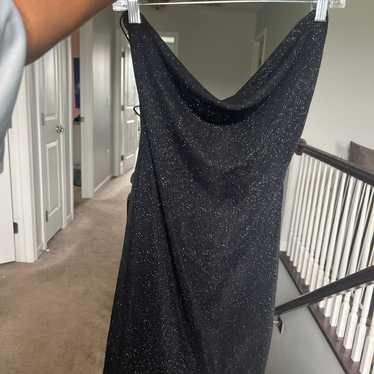 Black sparkly backless Windsor dress - image 1