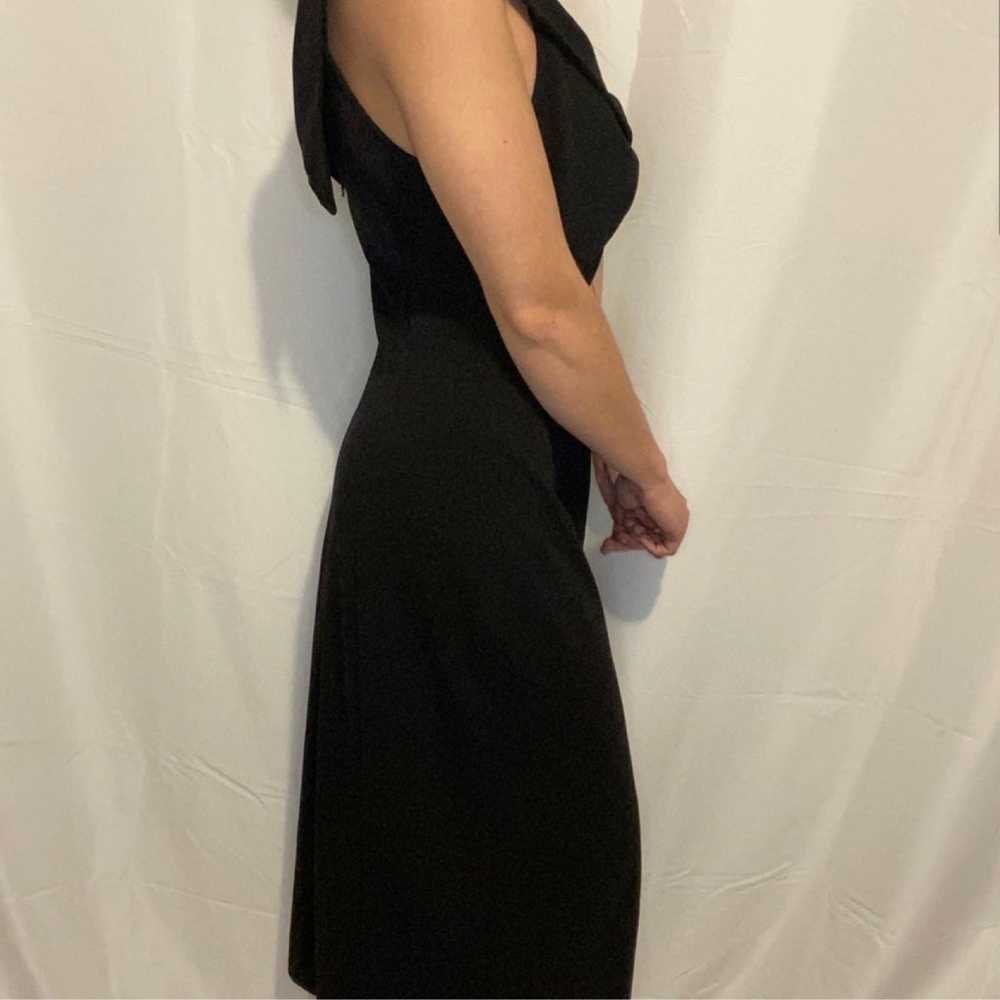 Cut out twist front little black dress. Size larg… - image 2