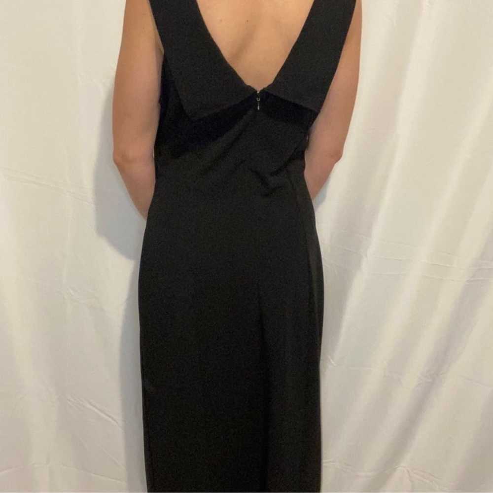 Cut out twist front little black dress. Size larg… - image 4