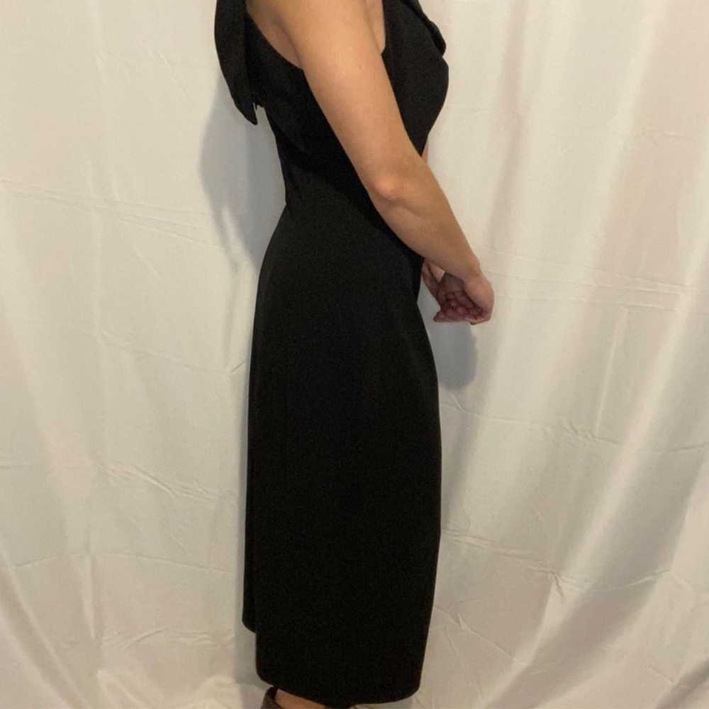 Cut out twist front little black dress. Size larg… - image 6