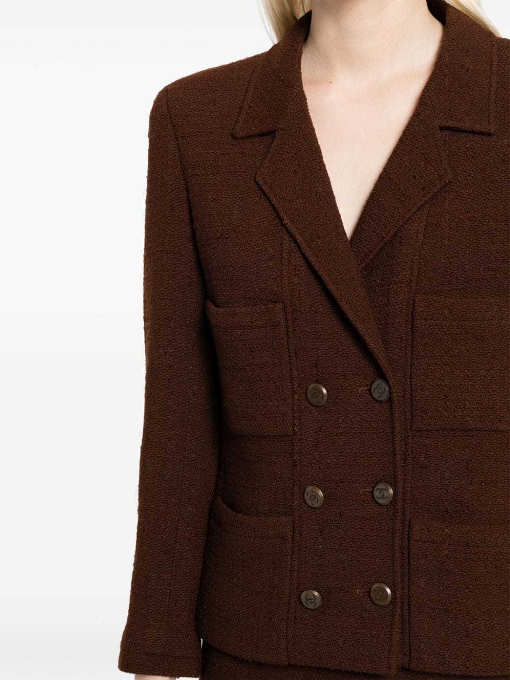 CHANEL Pre-Owned 1998 double-breasted skirt suit … - image 5