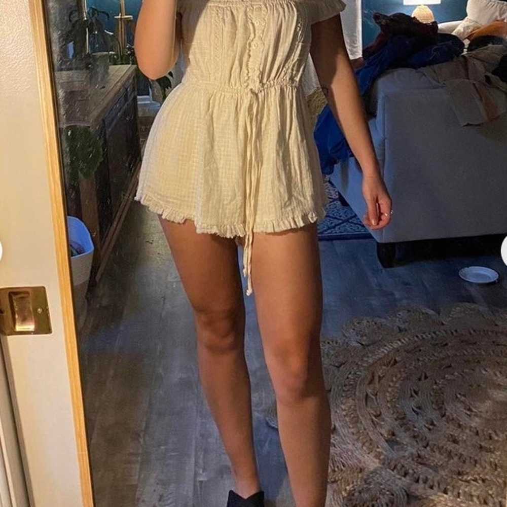 Urban Outfitters Evie off the shoulder romper - image 2