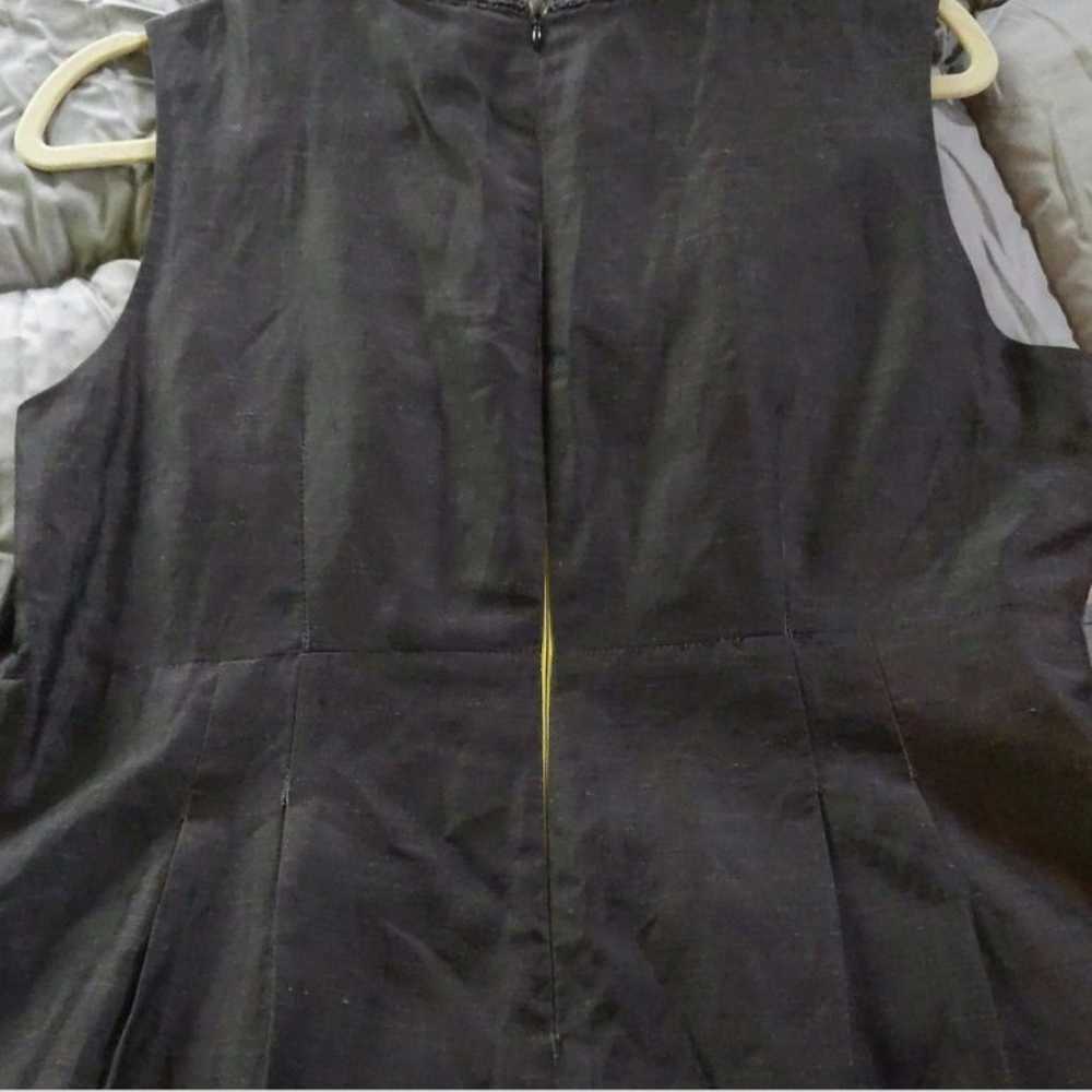 Nine West linen blend cocktail dress size 14 - image 3