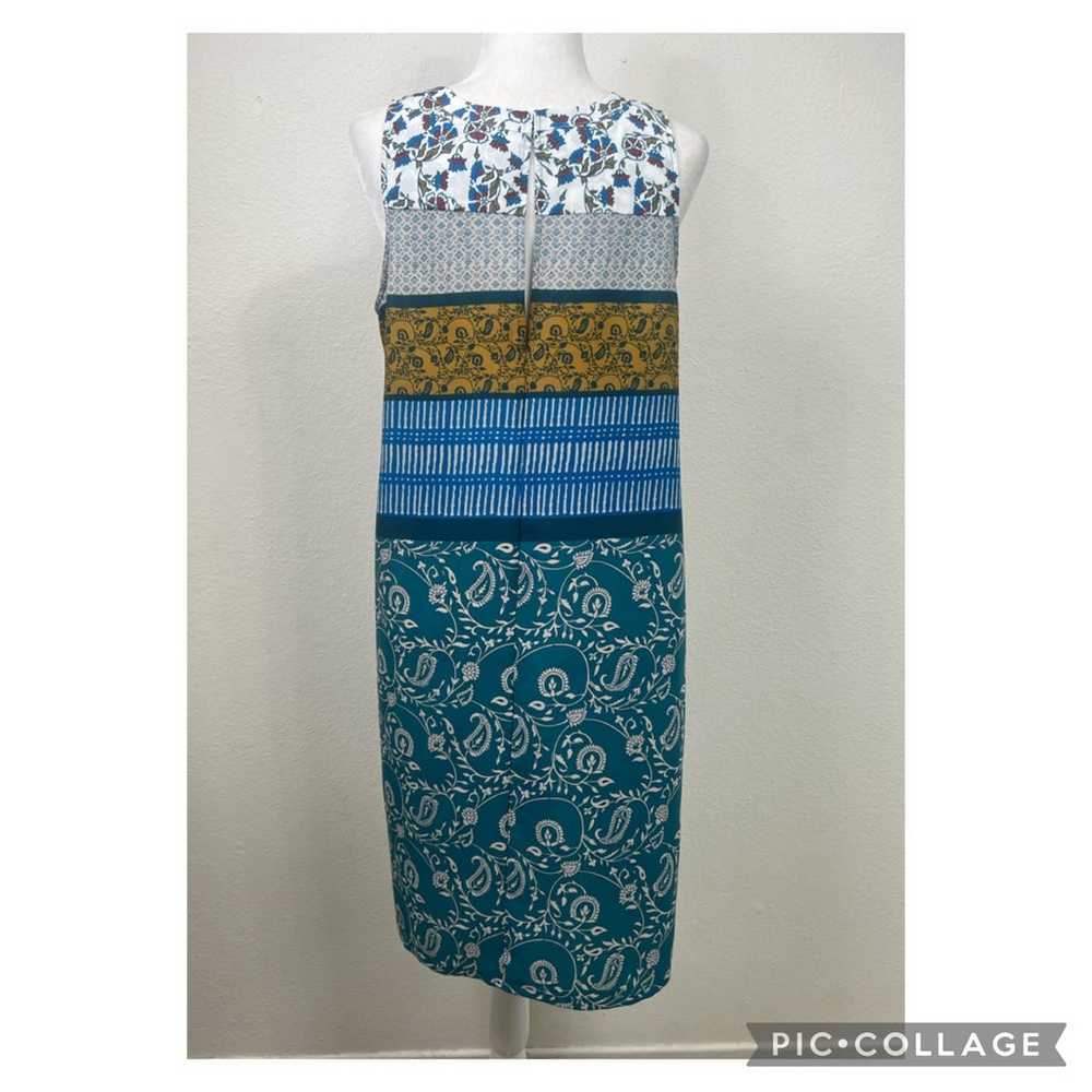 Maeve  Large Women's Dress  Blue Floral Geometric… - image 3