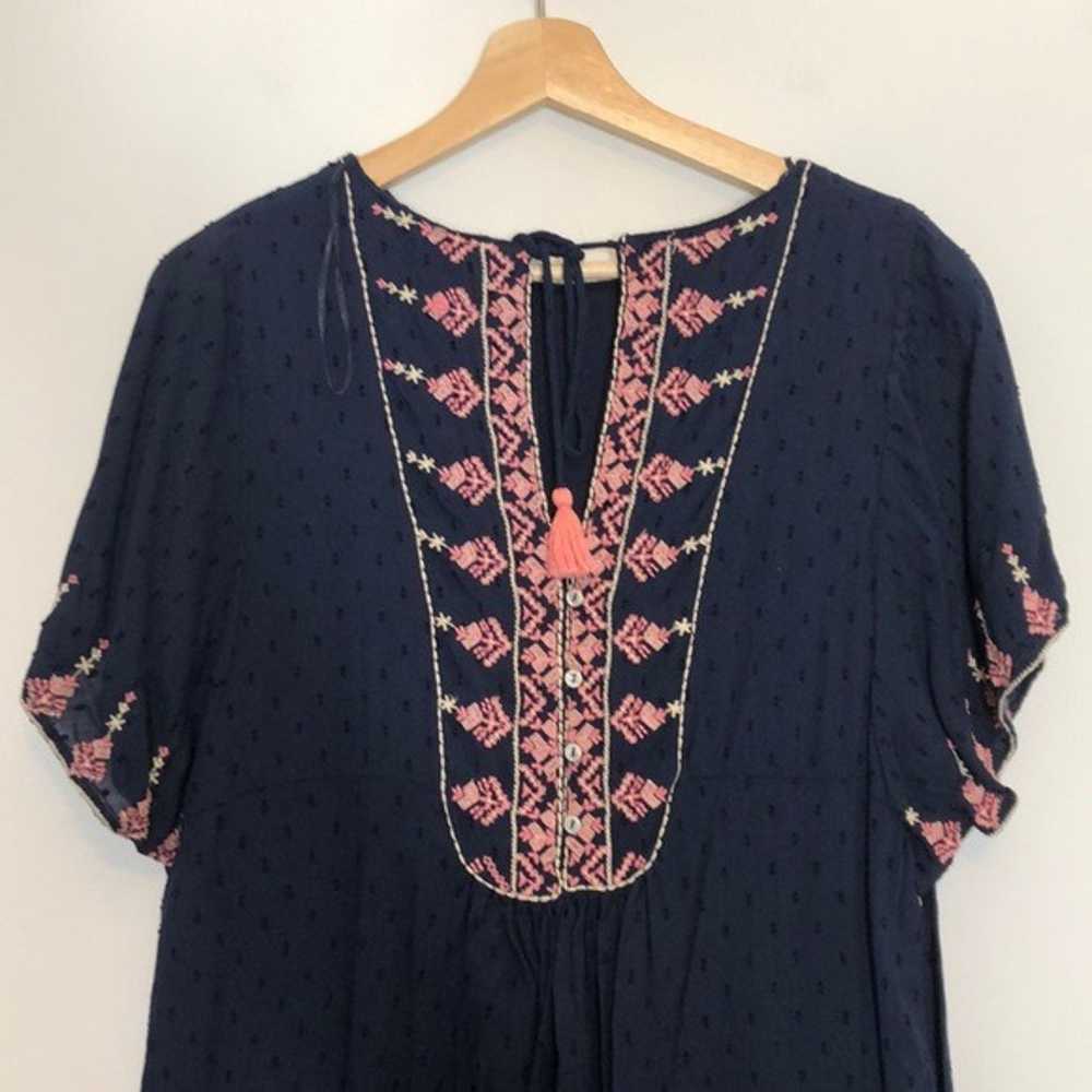 Zara Embroidered Bohemian Midi Dress - image 9