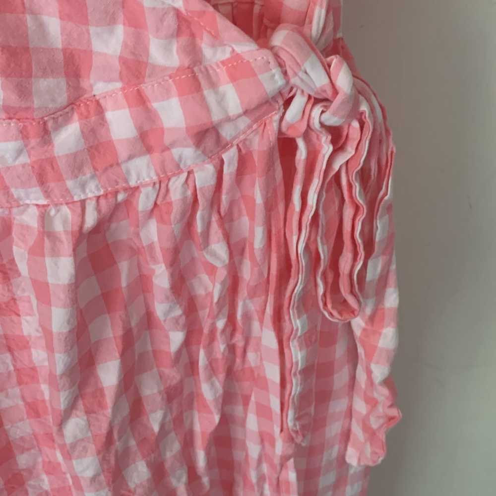 Pink wrap dress - image 3