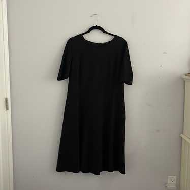 elie tahari black a-line dress - image 1