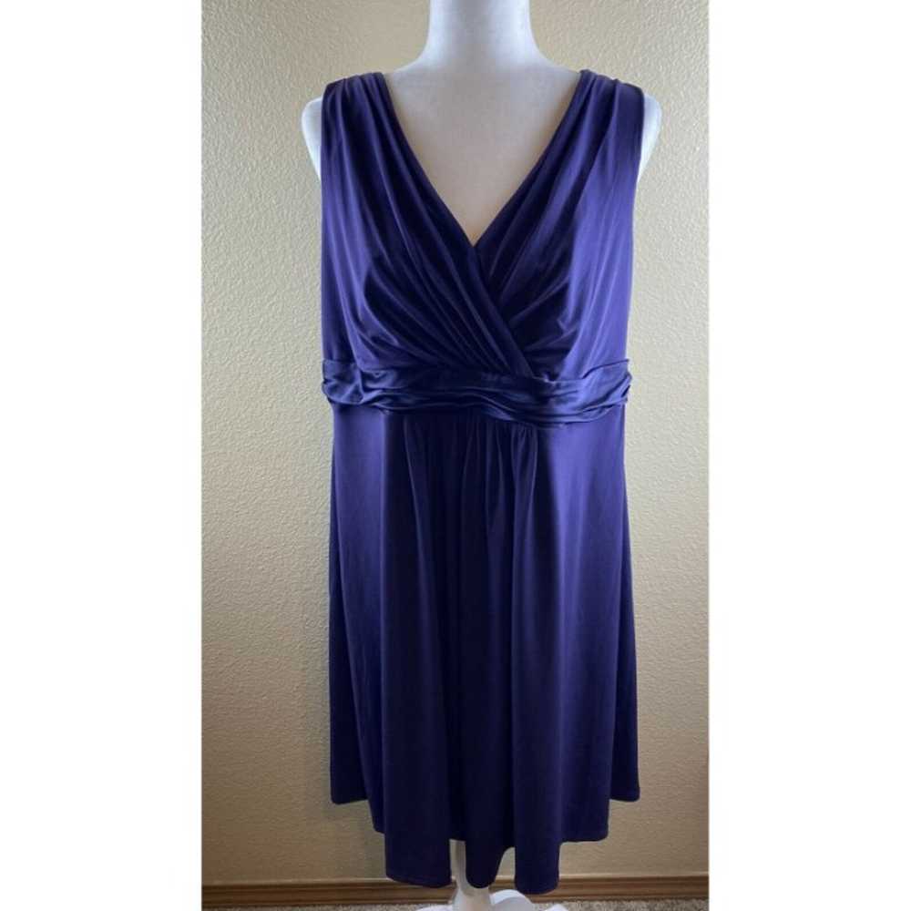 NWT Davids Bridal Plus Sz 16 purple plum - image 1