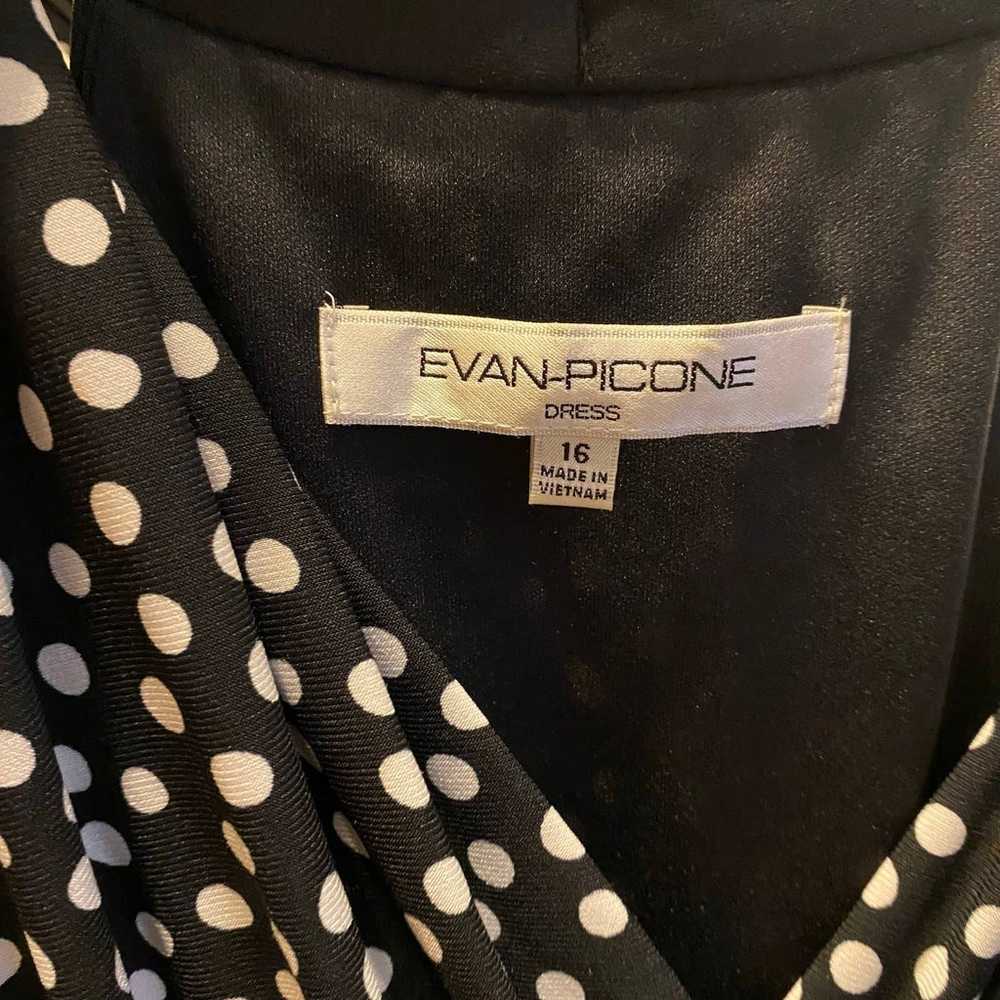 Evan-Picone Polka Dot Dress Size 16 - image 5