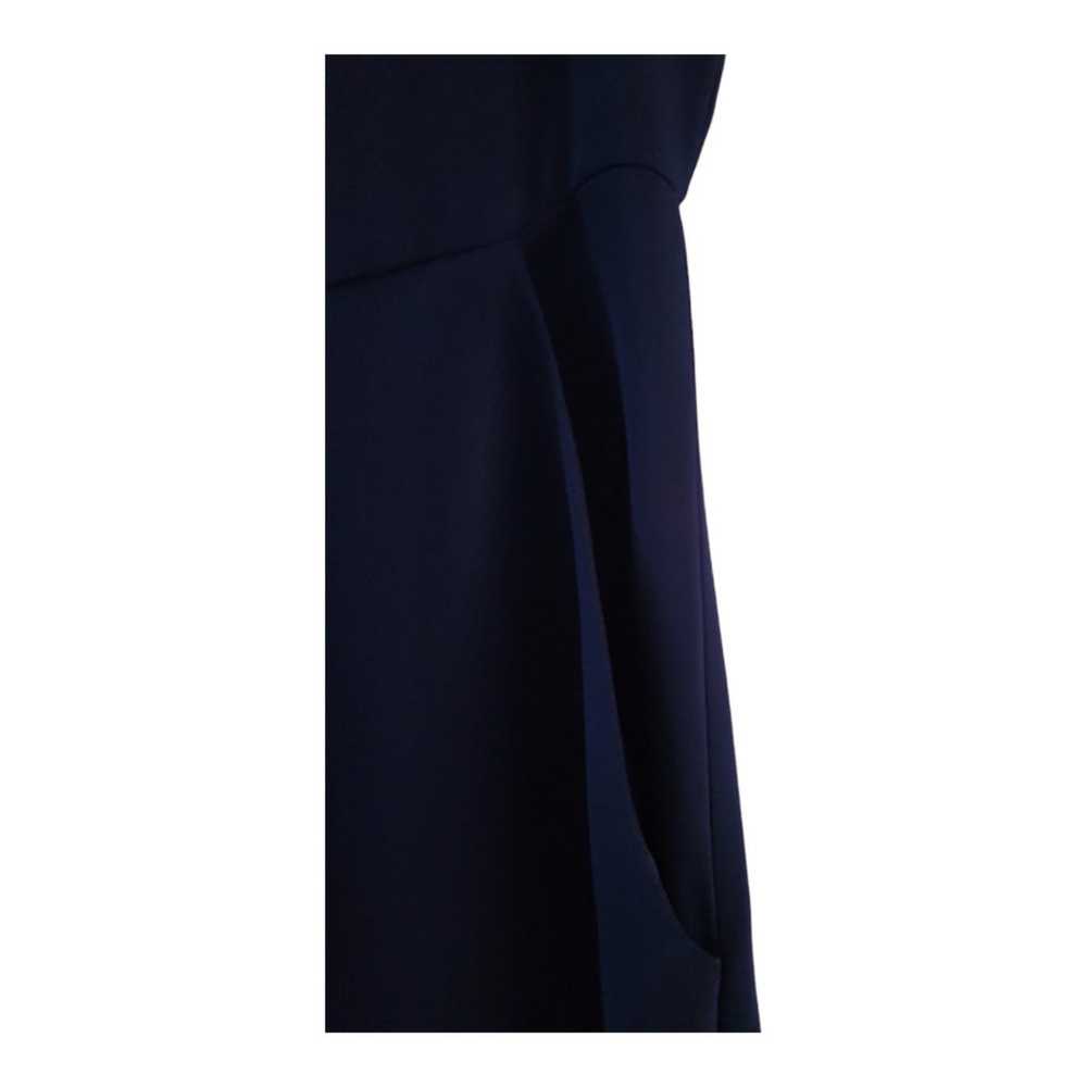 Nicole Miller Dress Fit & Flare Size 8 Navy Blue … - image 5