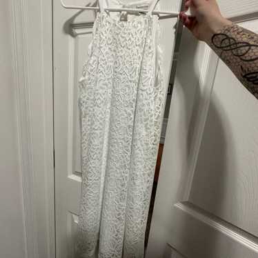 Francescas white lace dress