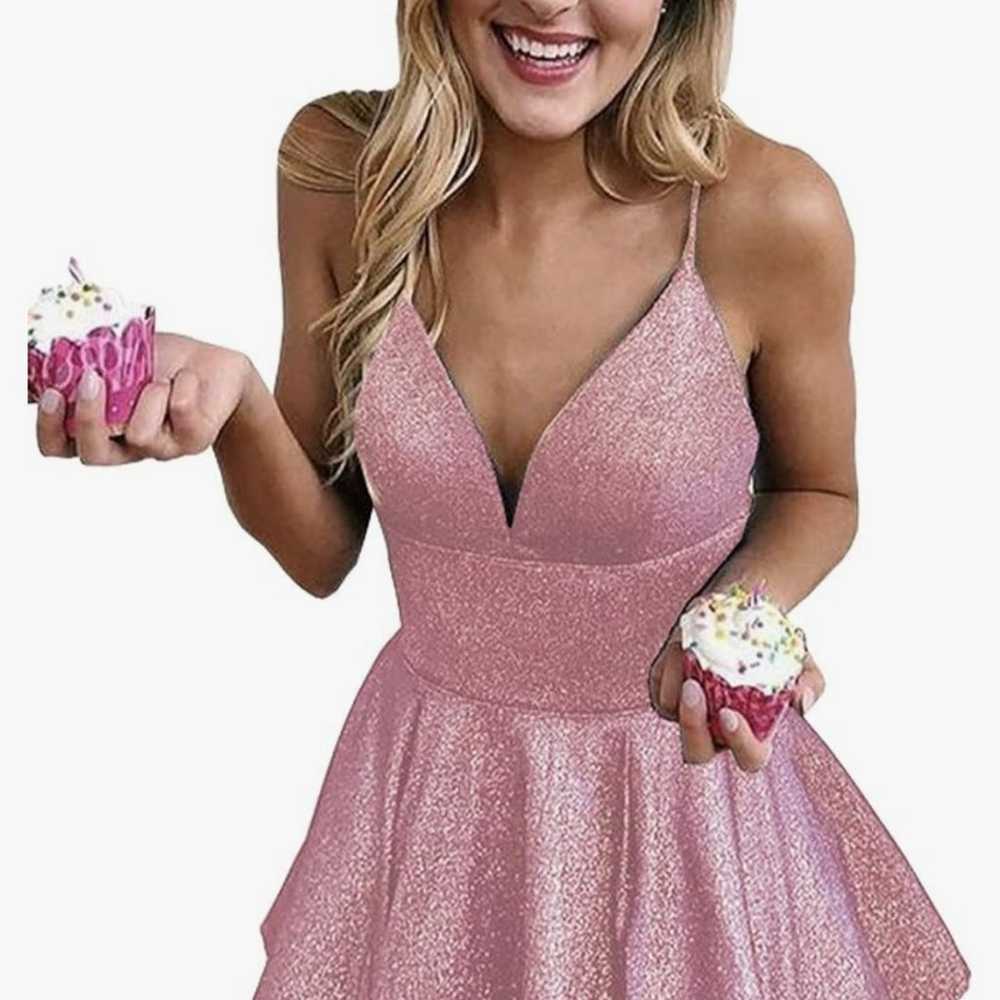 Dusty Pink Cocktail Dress - image 2