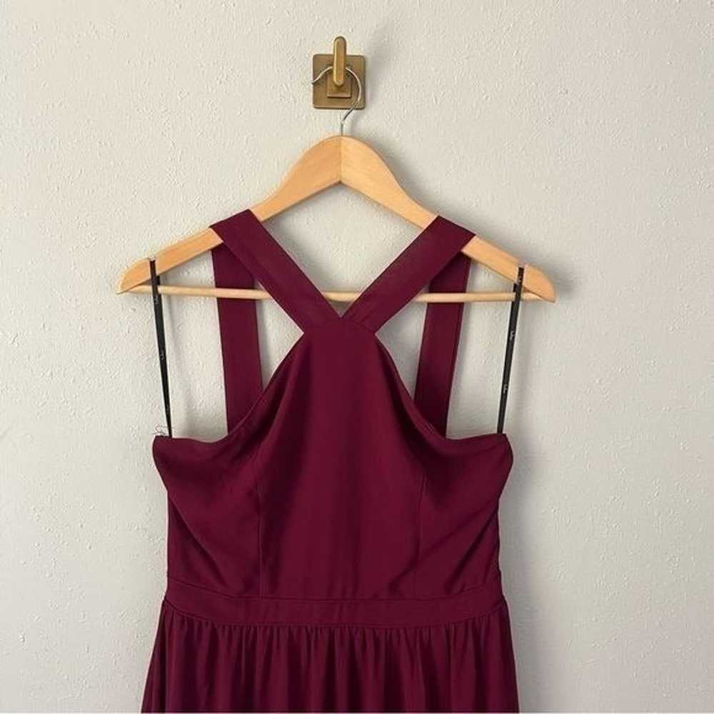 Lulus Air of Romance Burgundy Maxi Dress Size Lar… - image 8