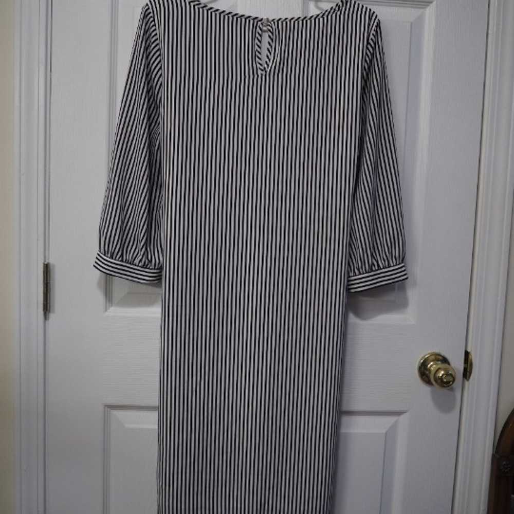 Black and White striped dress. Apt. 9 - image 2