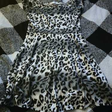 Black and White Leopard print Dress - image 1