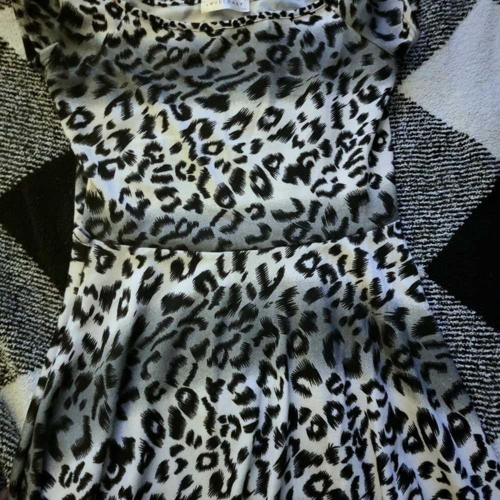 Black and White Leopard print Dress - image 2