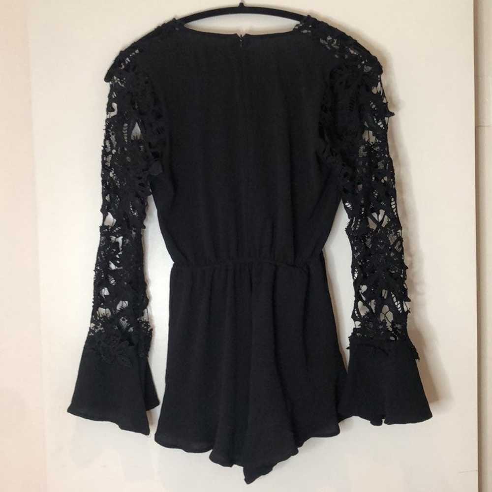 Black lace romper - image 3