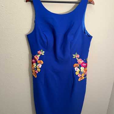 Dress with Flower Embroidery - image 1