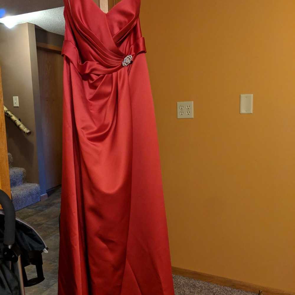 Red Formal Dress - Size 16 - image 1