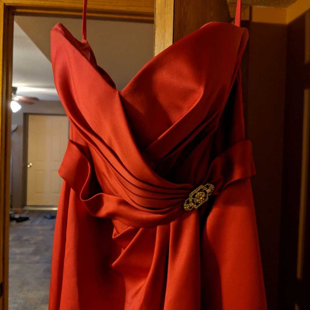 Red Formal Dress - Size 16 - image 2
