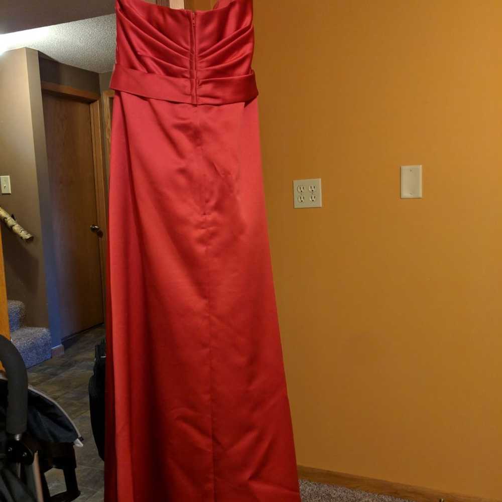 Red Formal Dress - Size 16 - image 3