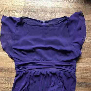 Dark Purple Bridesmaid Dress