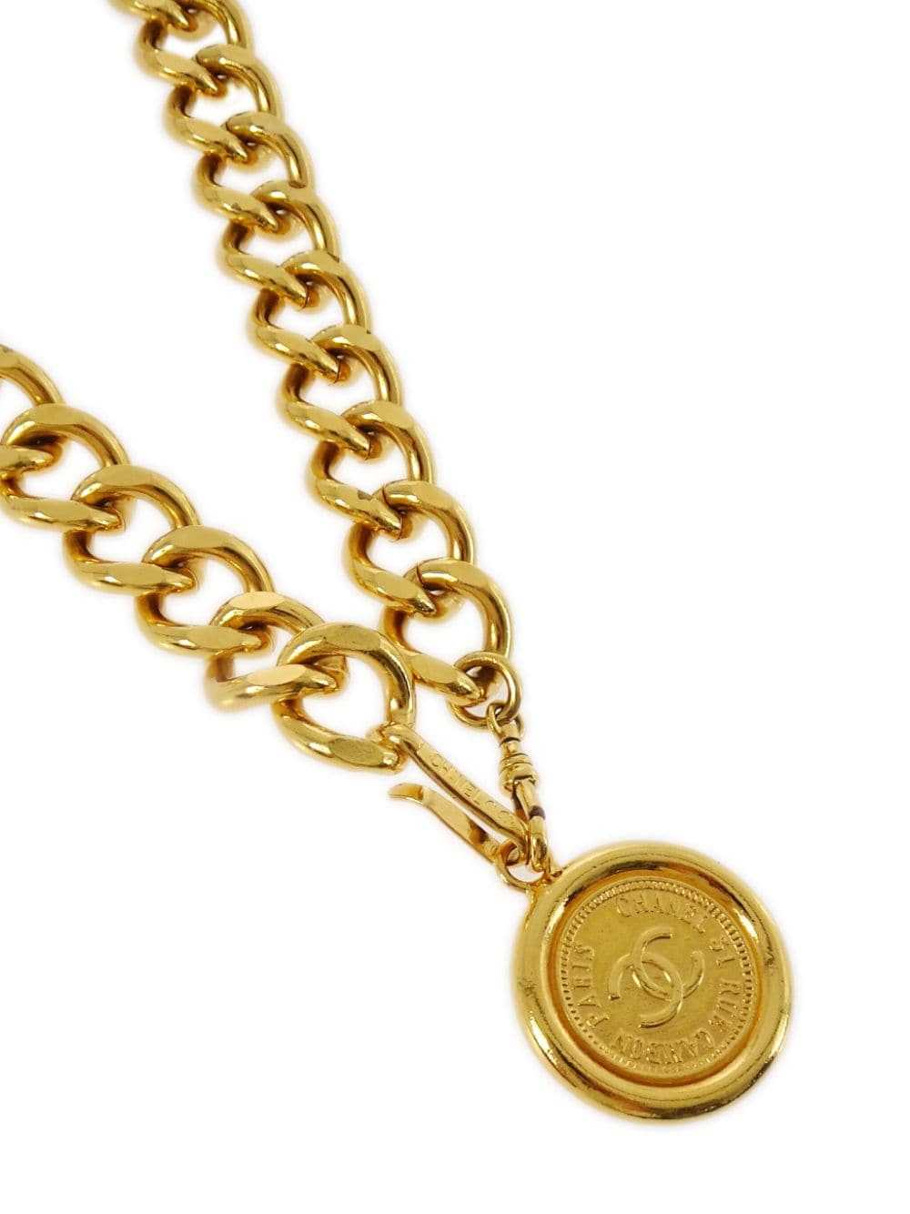 CHANEL Pre-Owned 1990-2000s Medallion chain-link … - image 2