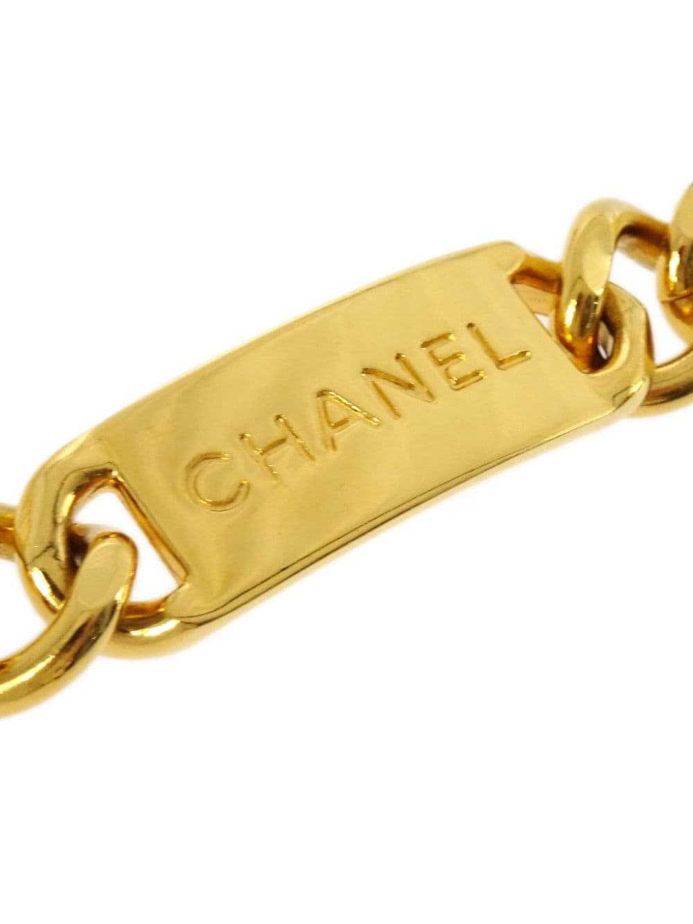 CHANEL Pre-Owned 1990-2000s Medallion chain-link … - image 4