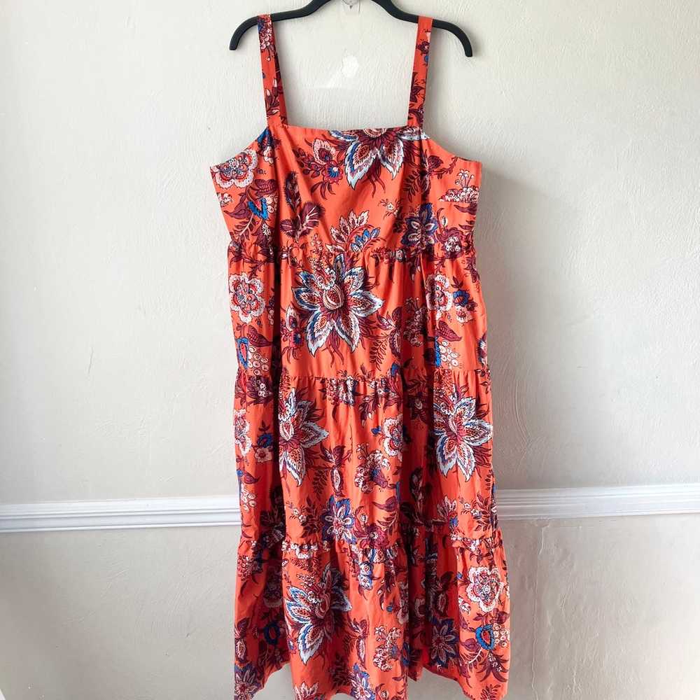 RHODE x Target Orange Floral Print Maxi Dress - image 2