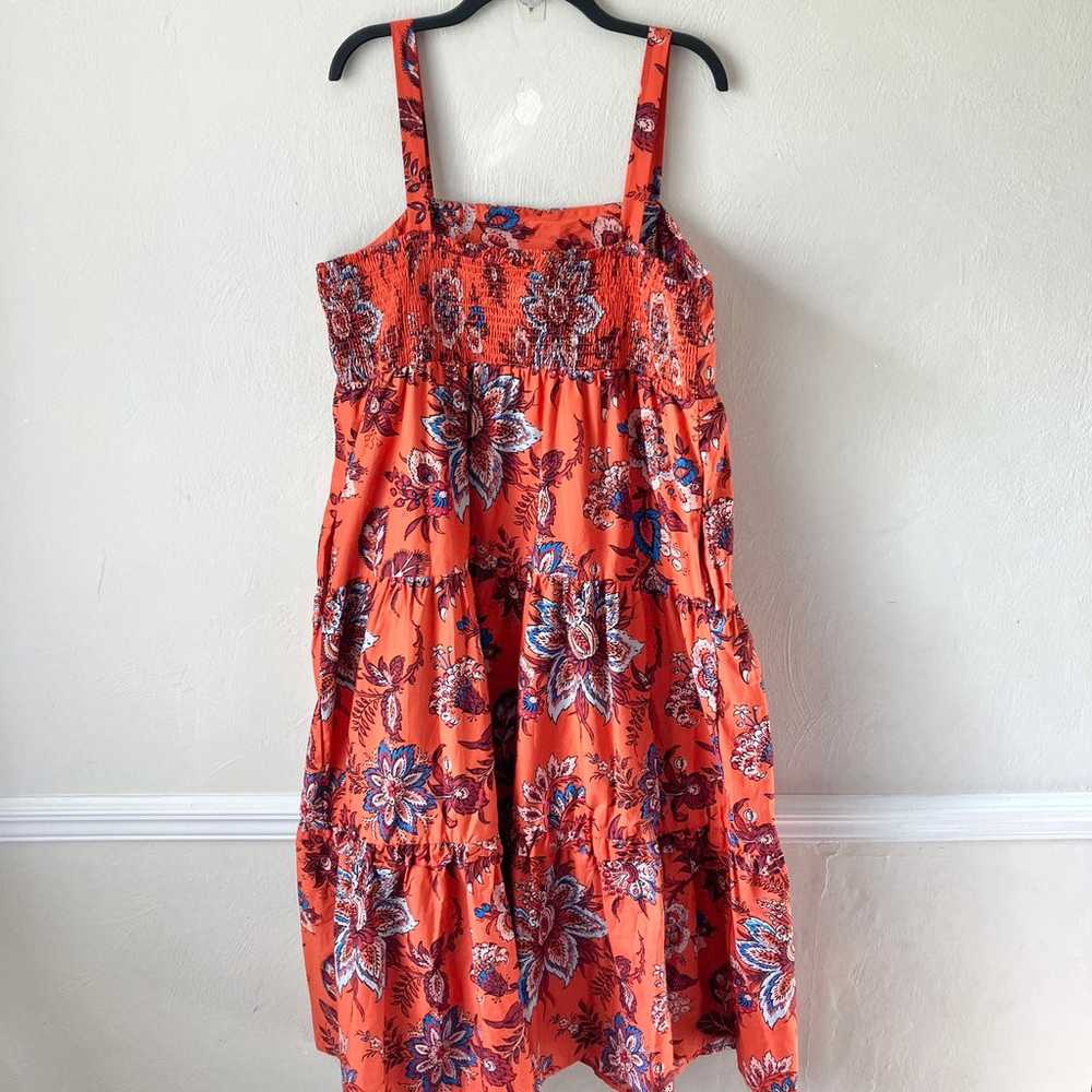 RHODE x Target Orange Floral Print Maxi Dress - image 5
