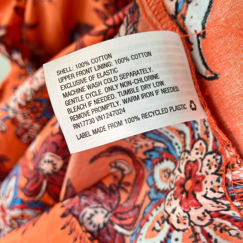 RHODE x Target Orange Floral Print Maxi Dress - image 7
