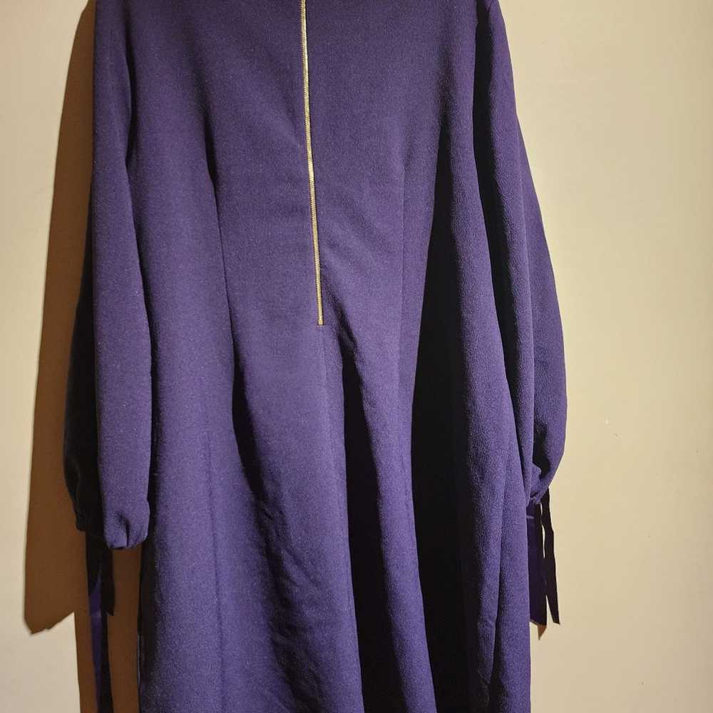 MSK  Plus Size Staylish Purple Shift Dress. - image 5