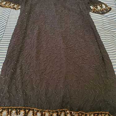 Black and gold sequin dress - image 1