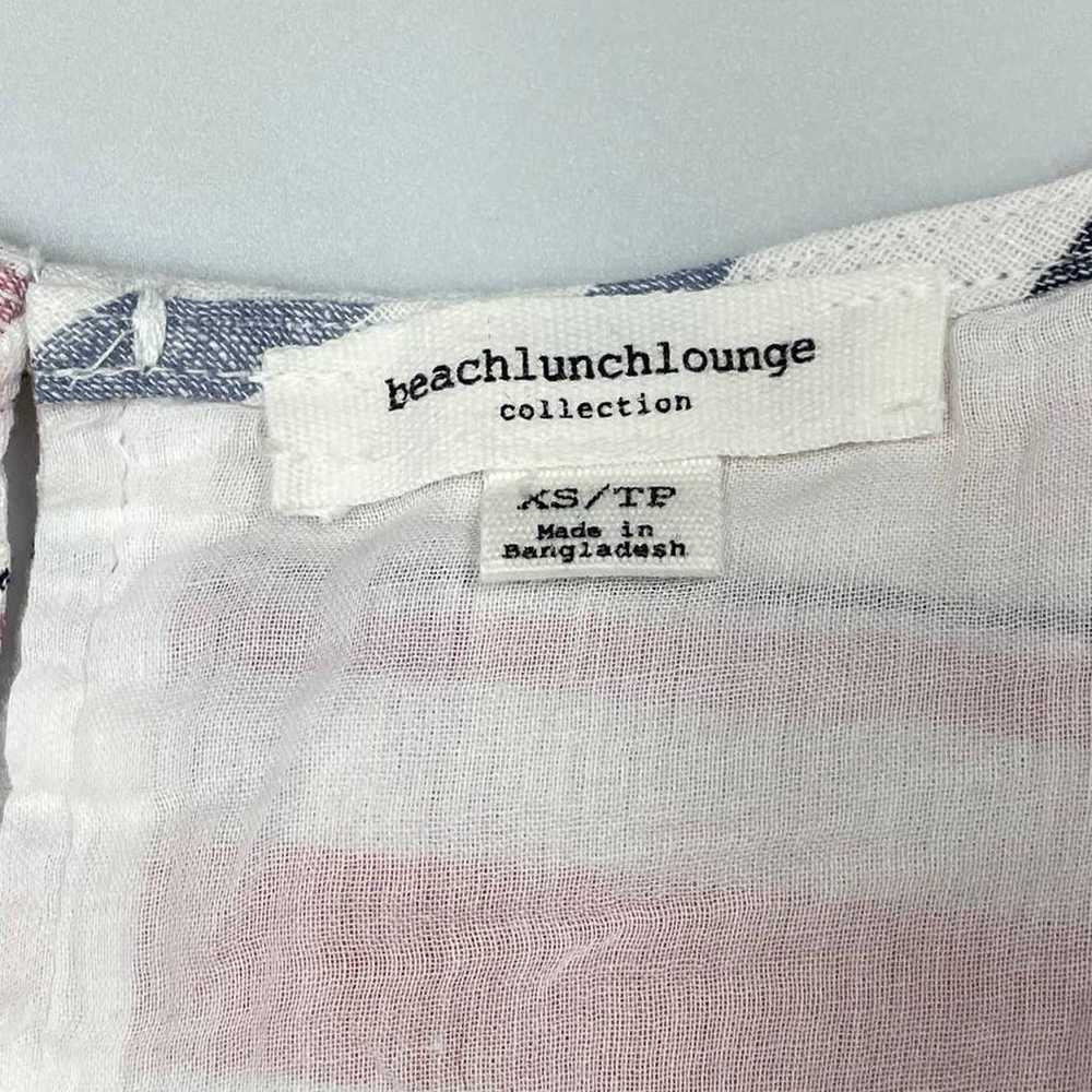 Beach Lunch Lounge Linen Blend Sleeveless Lined D… - image 4