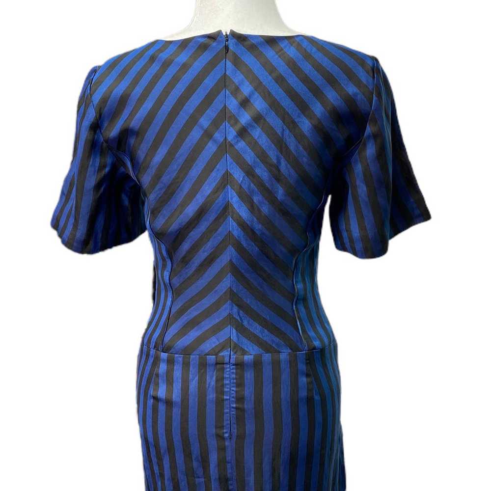 REBECCA MINKOFF | sz 2 Women's Blue/Black Striped… - image 4