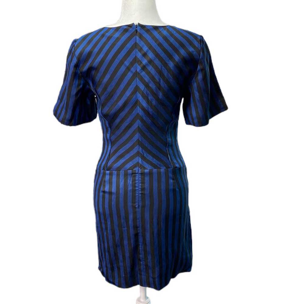 REBECCA MINKOFF | sz 2 Women's Blue/Black Striped… - image 5