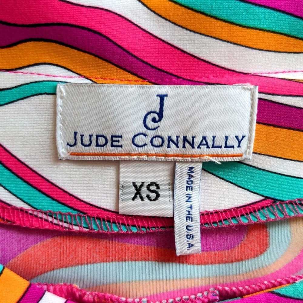 Jude Connally Women's XS Retro 60s Pink Mod Print… - image 5