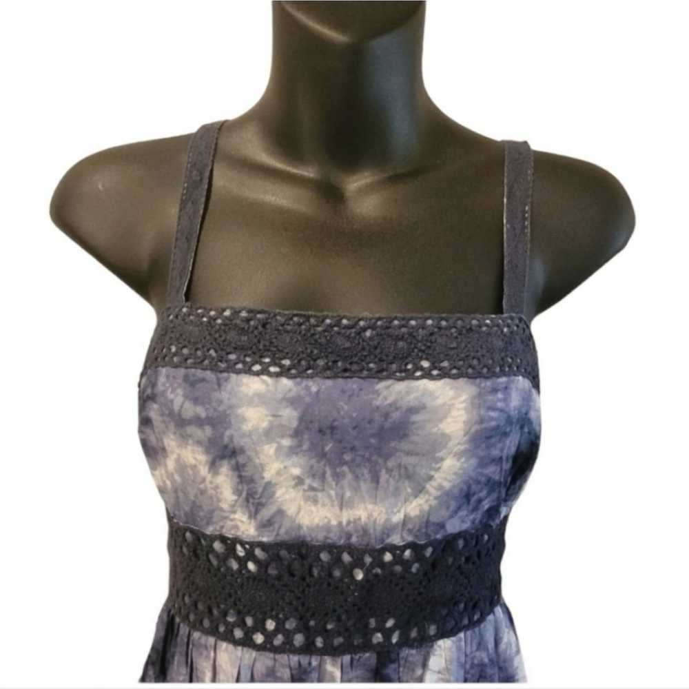 MICHAEL Michael Kors Crochet Tie Dye Maxi Dress S… - image 3